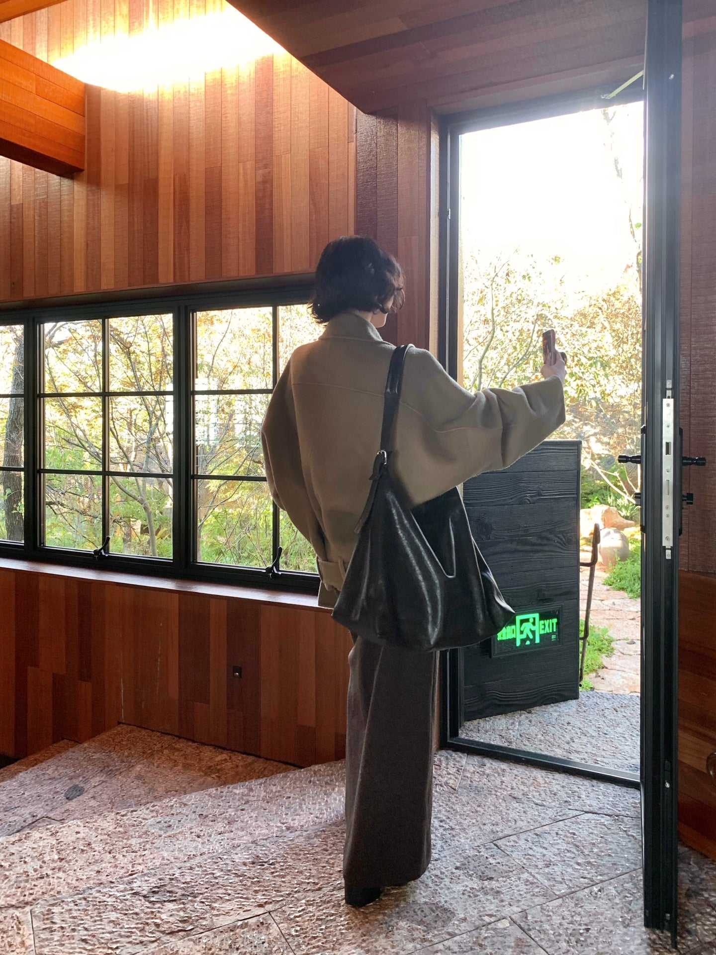 Wool & Alpaca Cropped Jacket – Hong Kong Retro Fall/Winter Outerwear