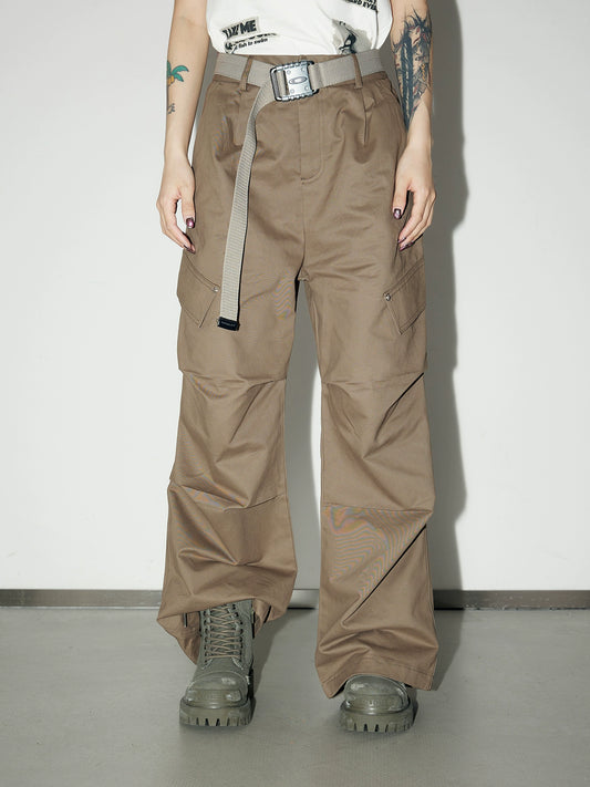 Three-Dimensional - Multi Pocket Workwear Pants
