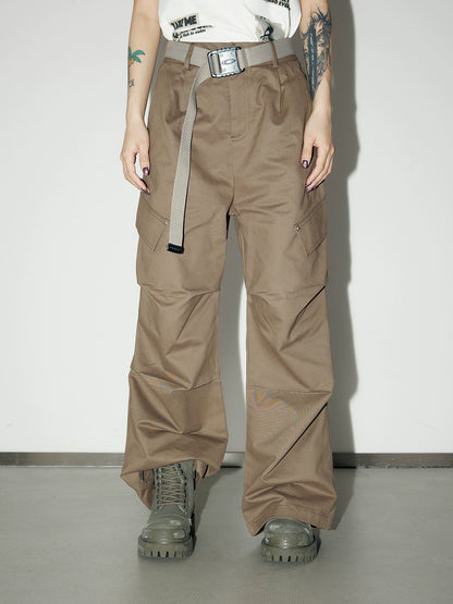 Pantalons de vêtements de travail de poche-trois dimensionnels-dimensionnels