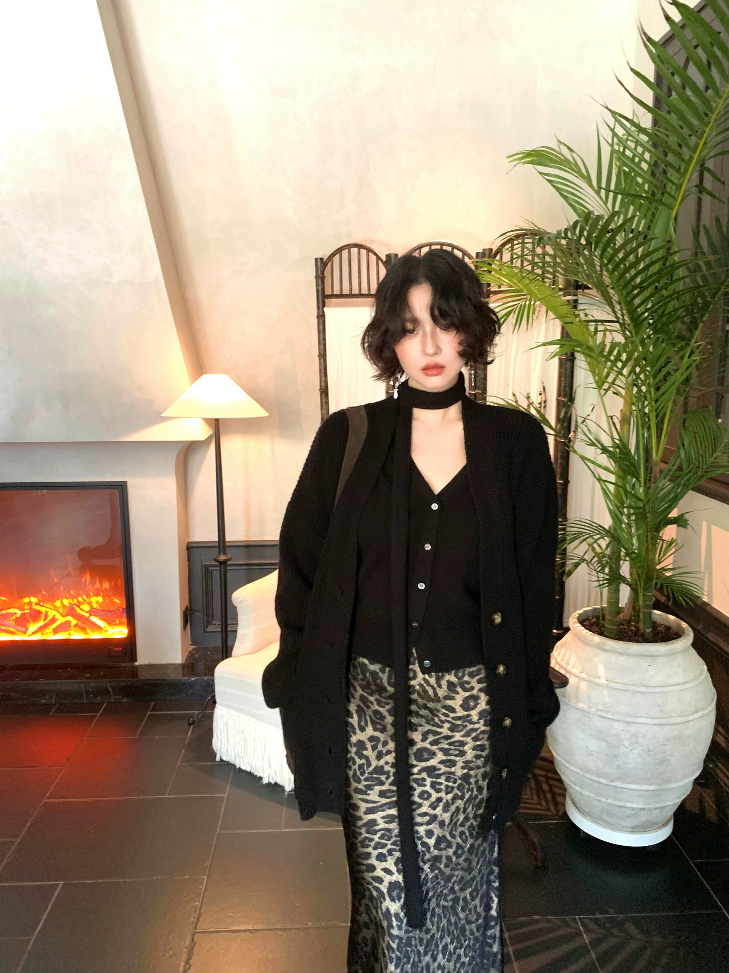 Lazy Daylight Wool-Blend Mid-Length Knit Cardigan Jacket – Hong Kong Retro