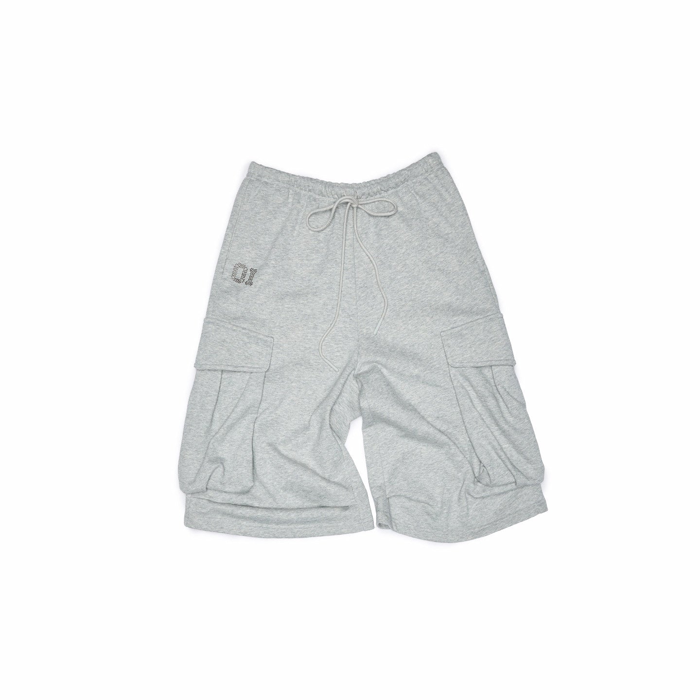 Pleated Hoodie & Wide-Leg Pants Set