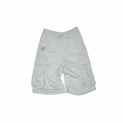 Pleated Hoodie & Wide-Leg Pants Set
