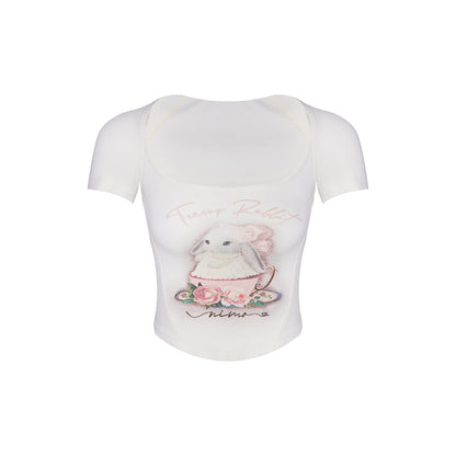 Sweetheart Bunny Crop Top