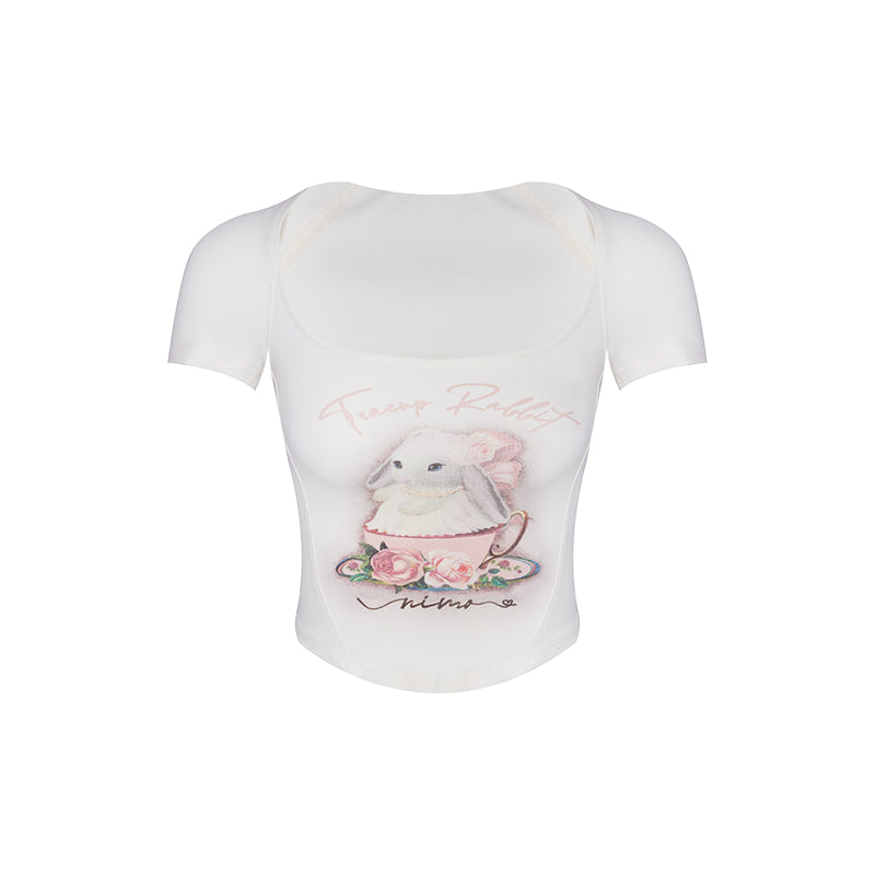 Sweetheart Bunny Crop Top