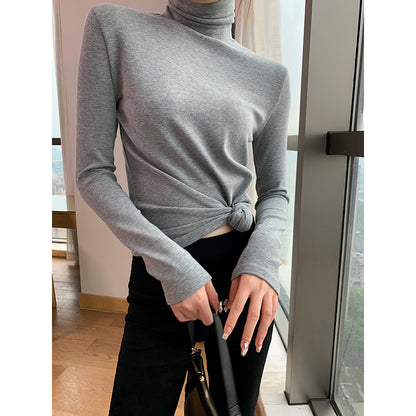 Knit High-Neck Top