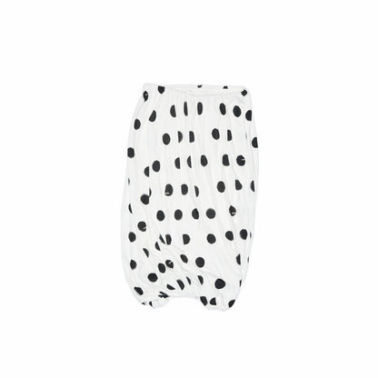Polka Dot Floral Midi Skirt