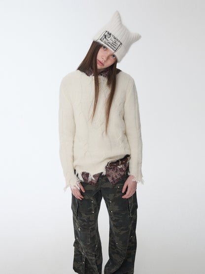 Cable Knit Relaxed Sweater