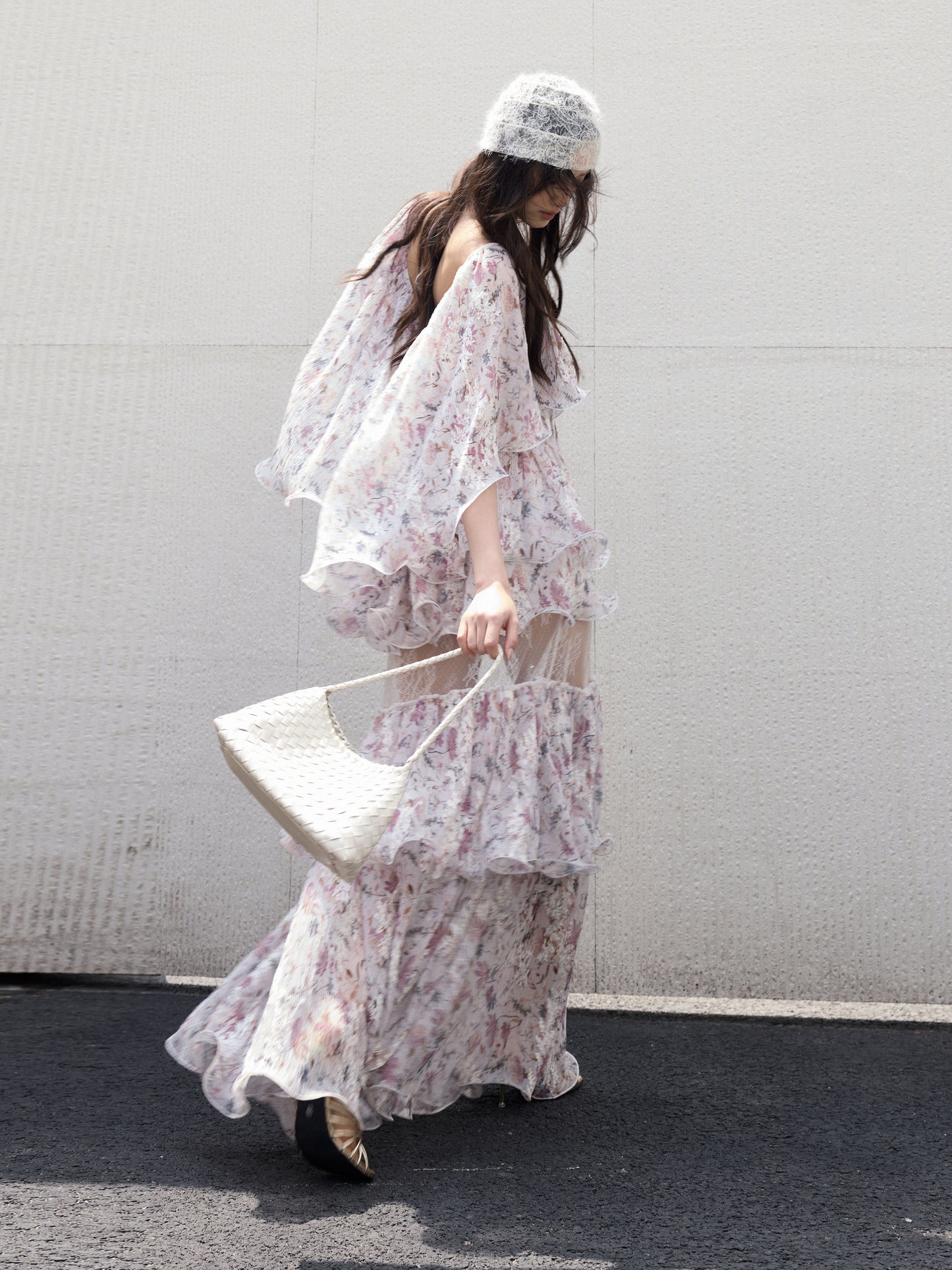 Floral Ruffle Two-Piece Dress | Retro Romantic 26SS Set