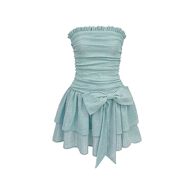 Robe en dentelle Twinkle verte