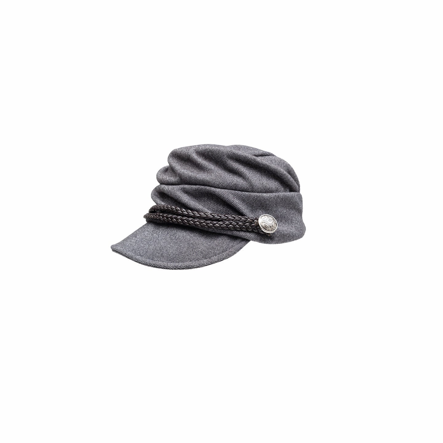 Vintage Pleated Newsboy Cap