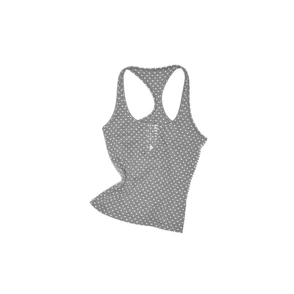 Polka Dot & Stripe Reversible Vest and High-Waist Cuffed Trouser Set