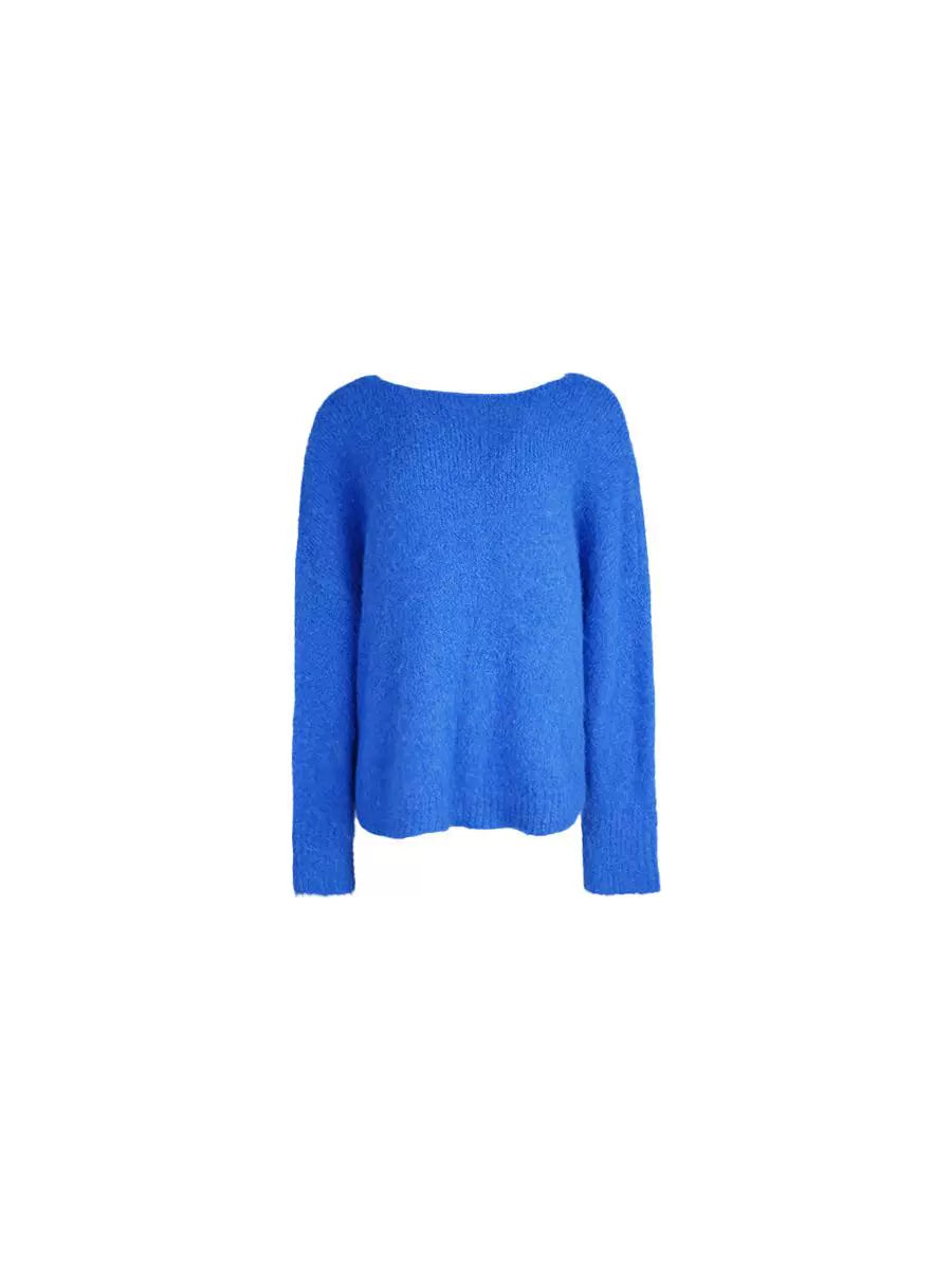 Klein Blue Chunky Knit Sweater