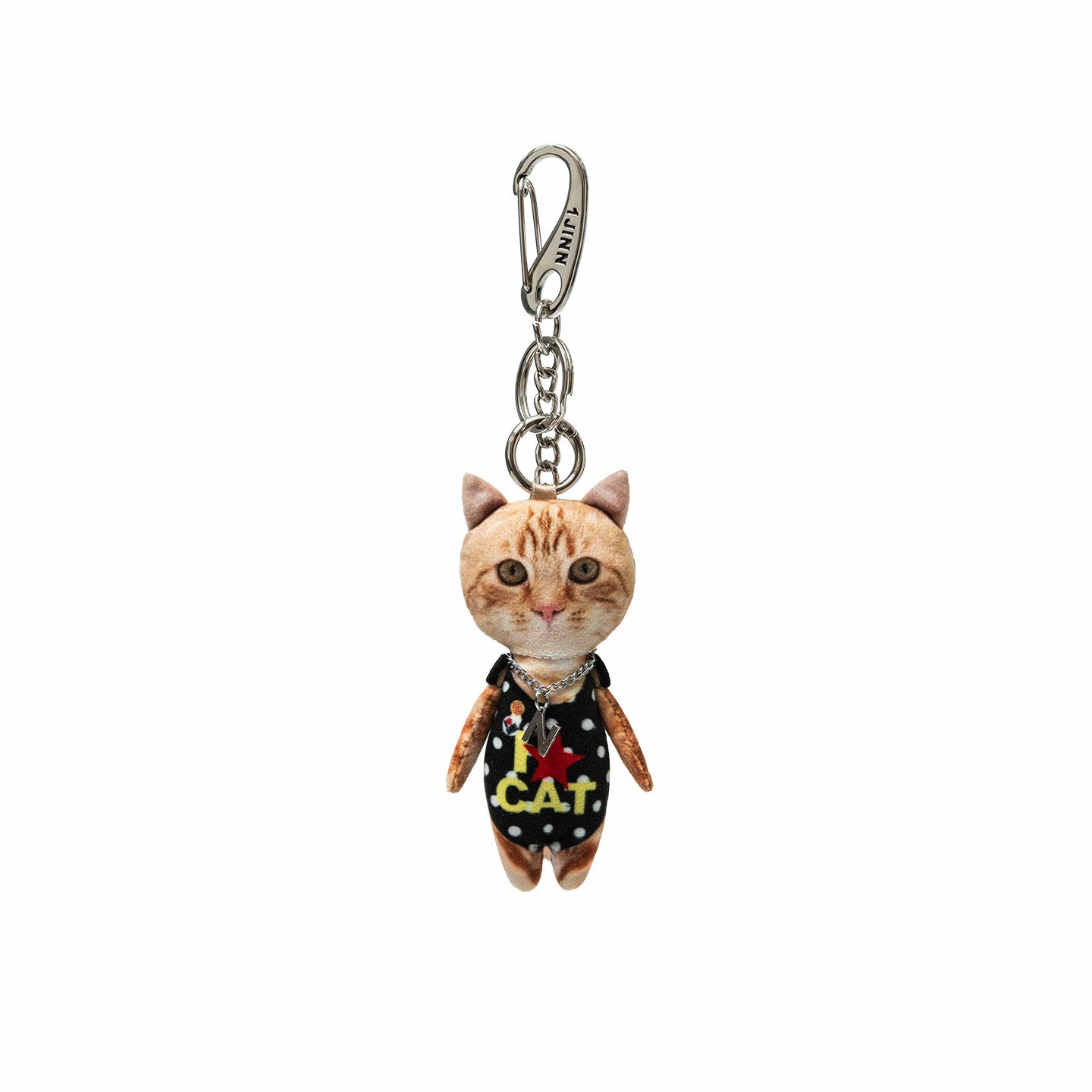 3D Cat Plush Bag Charm