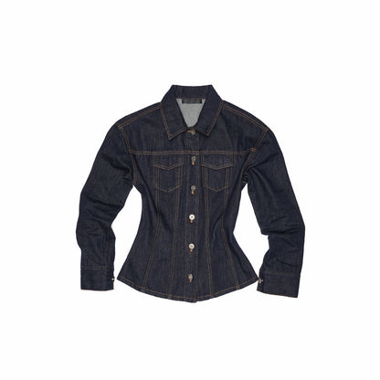 Deconstructed Denim Jacket & Jeans Set