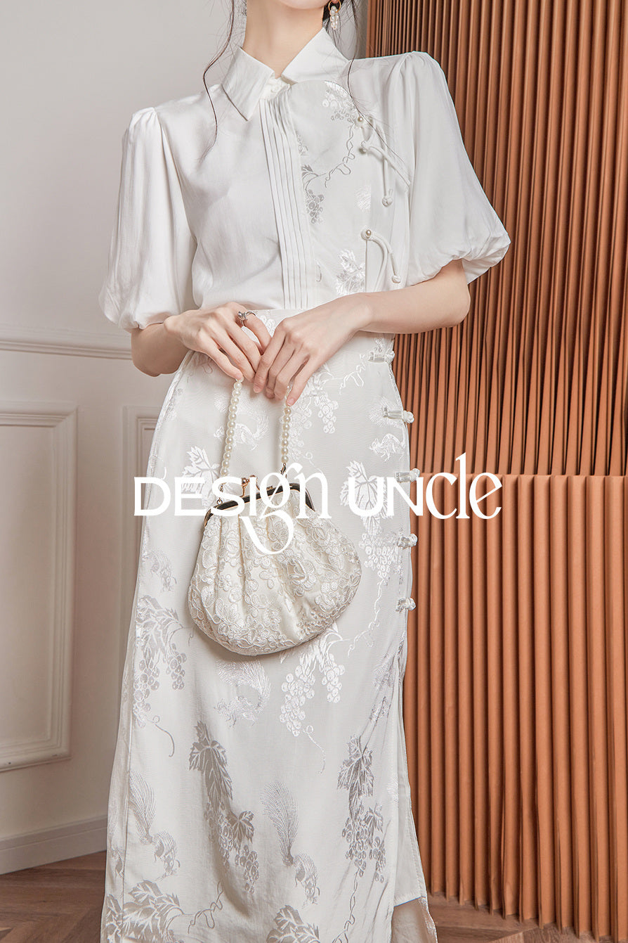 New Chinese Two-Piece Suit Skirt