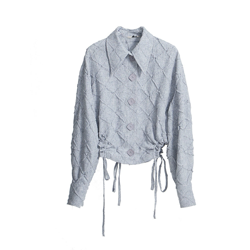 Miss Lough Drawstring Autumn Shirt