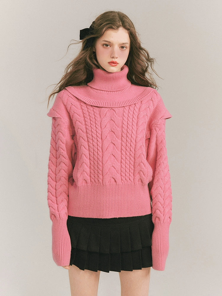 Soft Hug High Neck Sweater