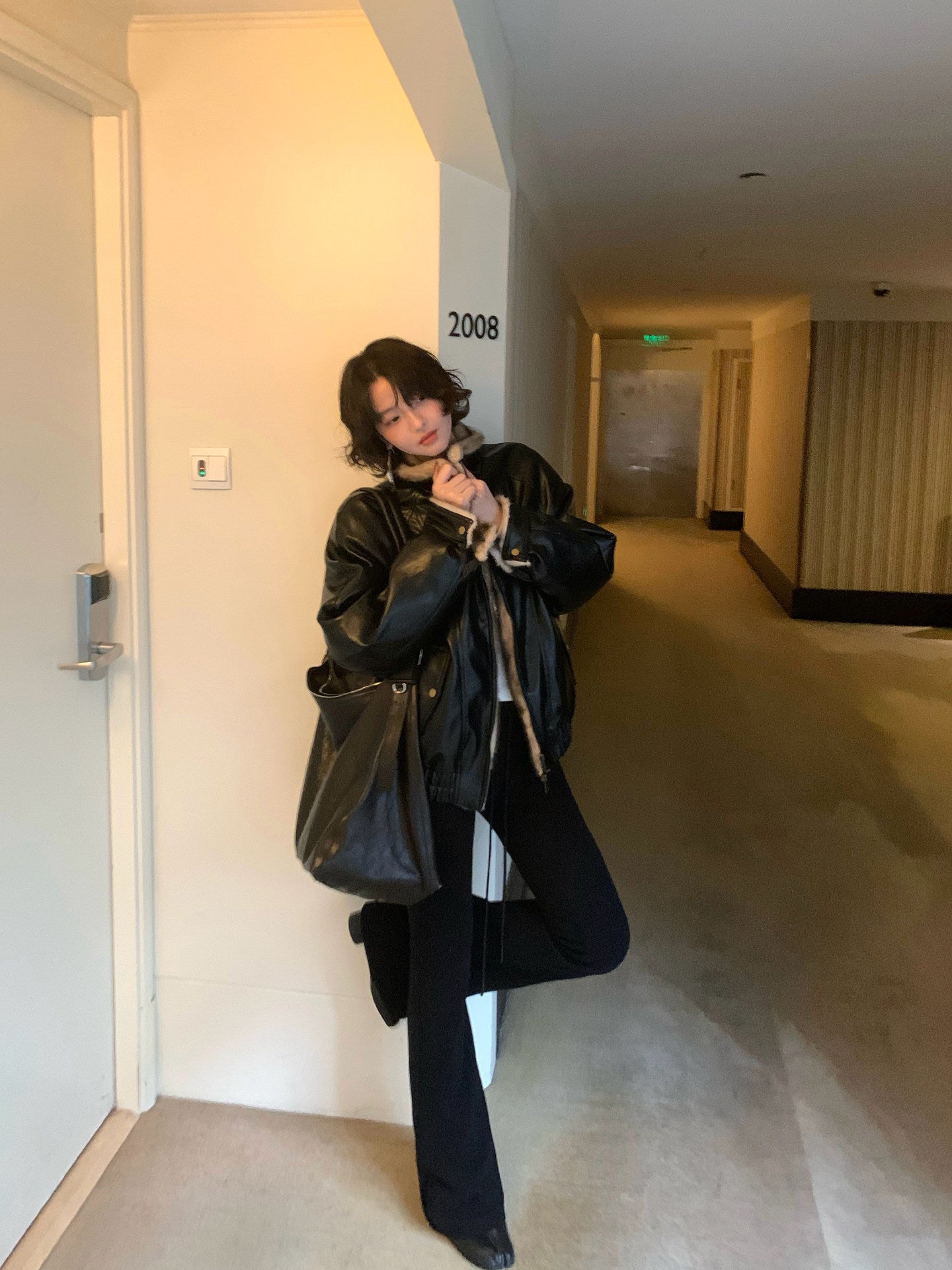 Coffee Brown Bootcut Trousers