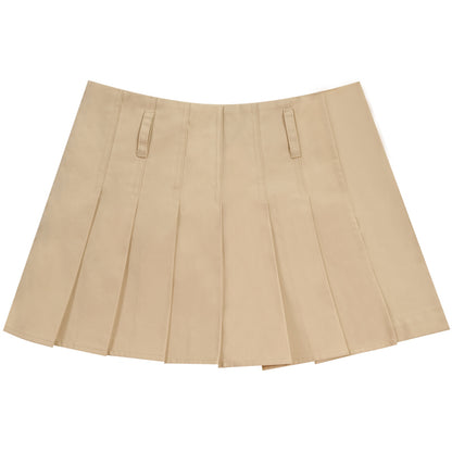 Ballet Style Yellow Pleated Skirt