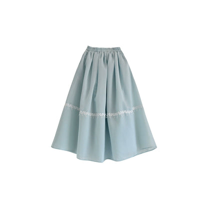 Sky Silk Pengpeng Skirt