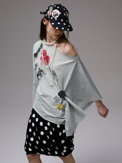 Animal Print Polka Dot Baseball Cap