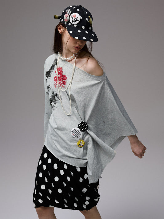 Animal Print Polka Dot Baseball Cap