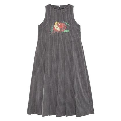 소녀의 사과 배 인쇄 : 주름 드레스