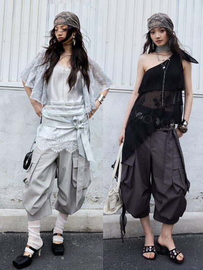 Relaxed Bubble Shorts | Urban Nomad Unisex Utility Shorts