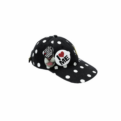 Animal Print Polka Dot Baseball Cap