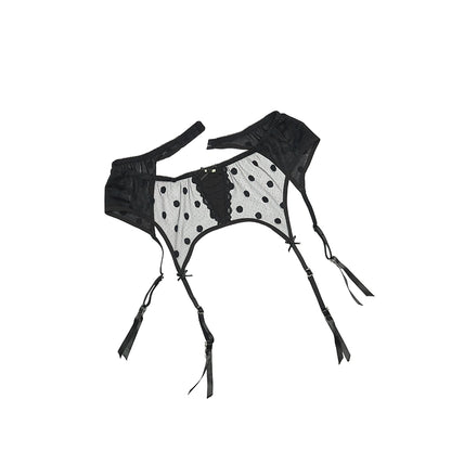 Polka Dot Lace Garter – Flirty & Feminine Accessory