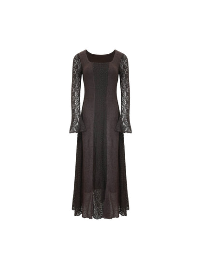 Light Silk Lace Maxi Dress