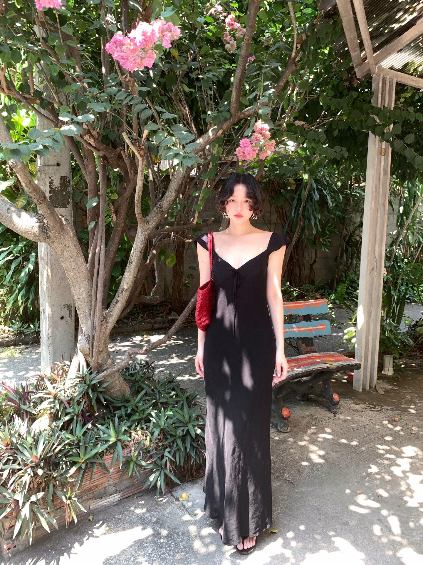 Zero Degree Grace V-Neck Midi Dress