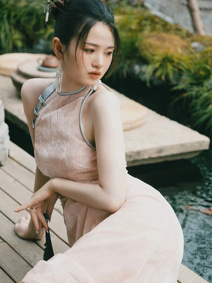 Velvet Cheongsam Dress – Elegant Bridal & Engagement Gown