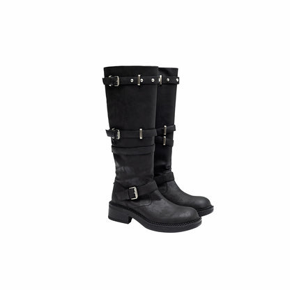 Rivet Knight Combat Boots