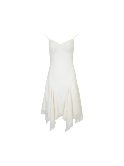 Moonlight Man Lace-Trim Suspender Dress – Hong Kong Retro Autumn