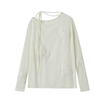 Bow Hollow Embroidered Top