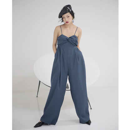 Worsted Wool High Waisted Camisole Jumpsuit K609