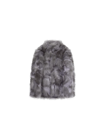 Zero Degree Heart Domain Luxe Long Eco Fur Coat