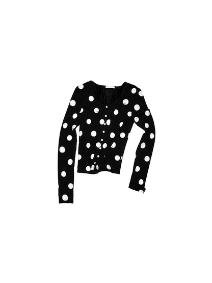 Polka Dot Knit Lounge Set