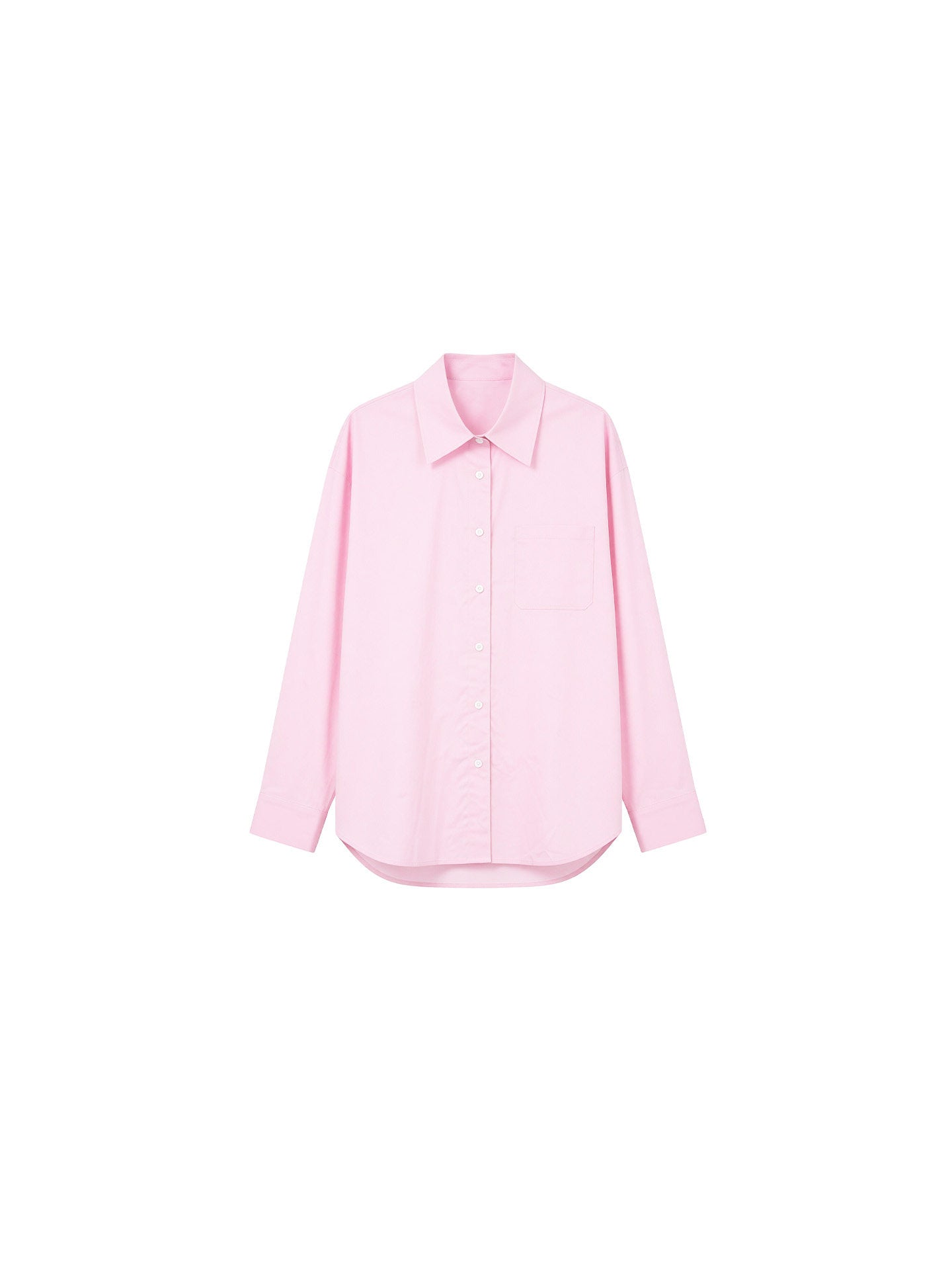 Relaxed Cotton Button-Up Shirt