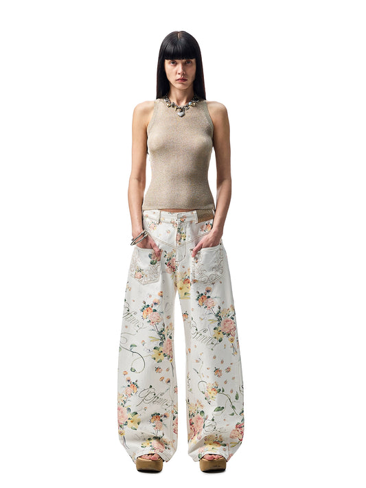 Backless Sleeveless Cable Knit Racer Top – Slim Summer Tank Style