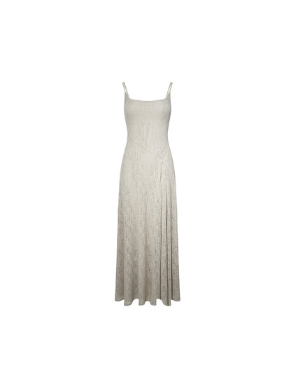 Light Oxygen Cloud Chiffon Slip Dress