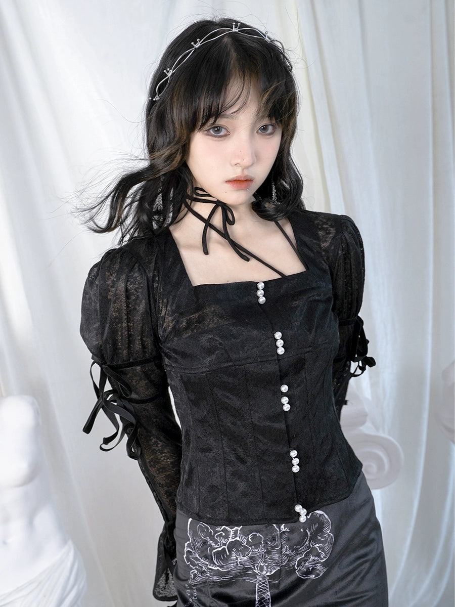 Princess Lace Long Shirt