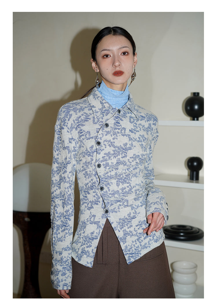 Wool Jacquard Niche Shirt