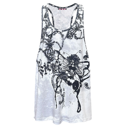 Butterfly Fairy Print Tank Top