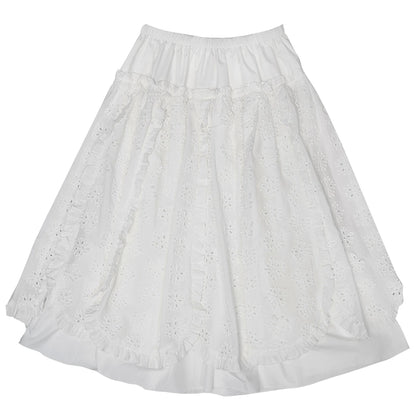 Petal Jacquard Long Skirt