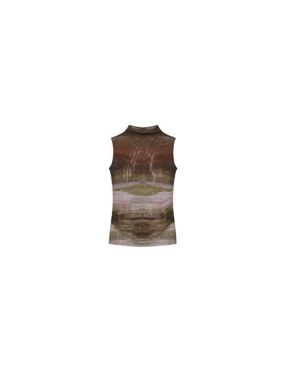 Gradient Knit Sleeveless Top