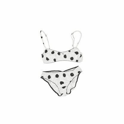 Polka Dot Lace Bralette Set