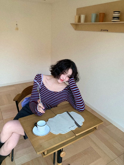 Striped Undershirt with Modern Flair (Stripe Overture)