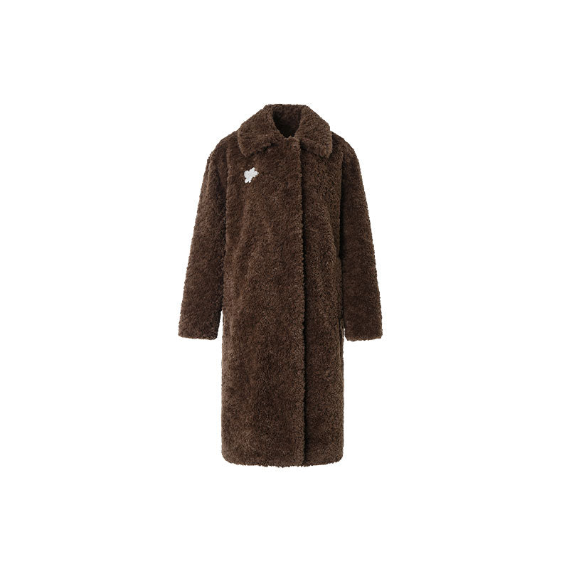 Starry Plush Eco Fur Coat